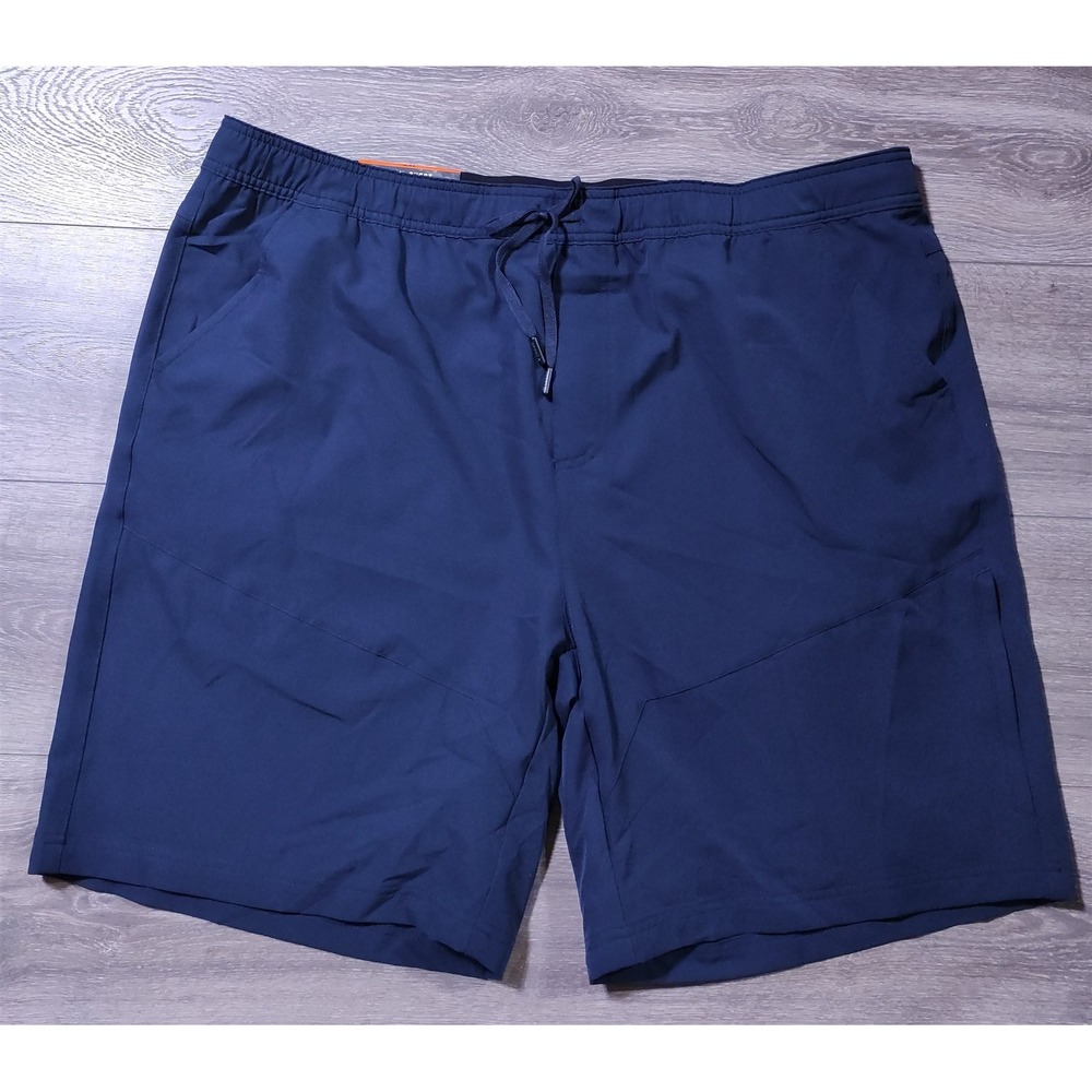Gerry Mens Trail Shorts 2XL Blue Pull On Outdoor Cargo Side Pocket 1555147